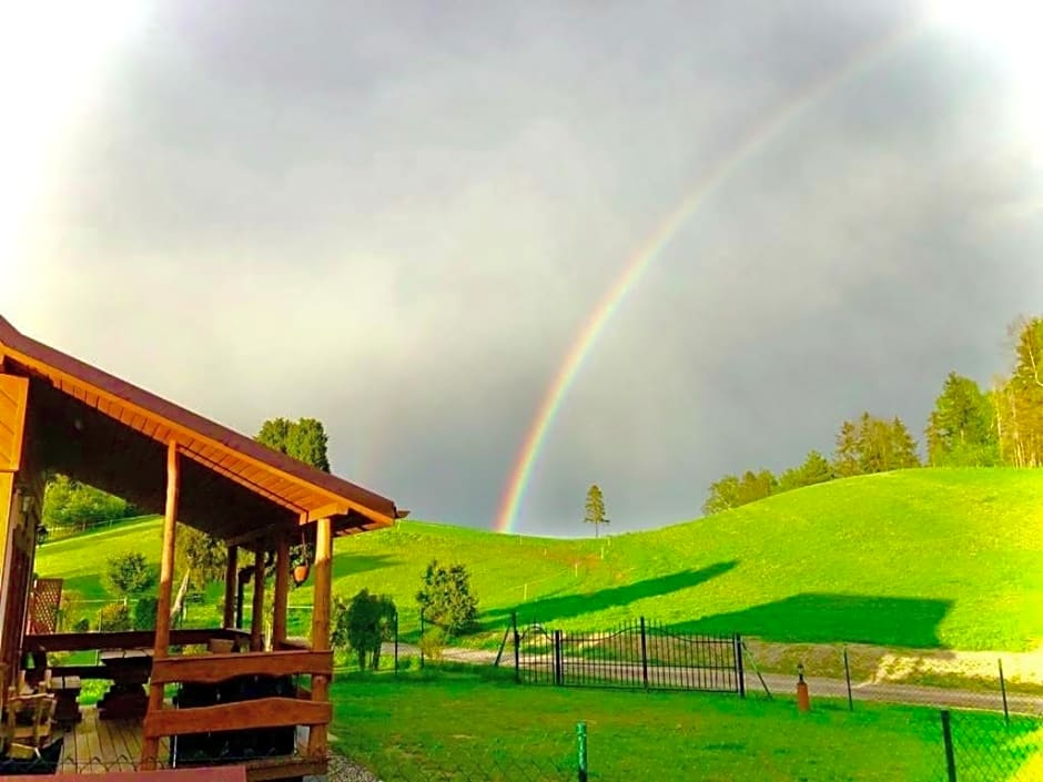 Domek Eden 1 Kaszuby balia sauna alpaki mini zoo