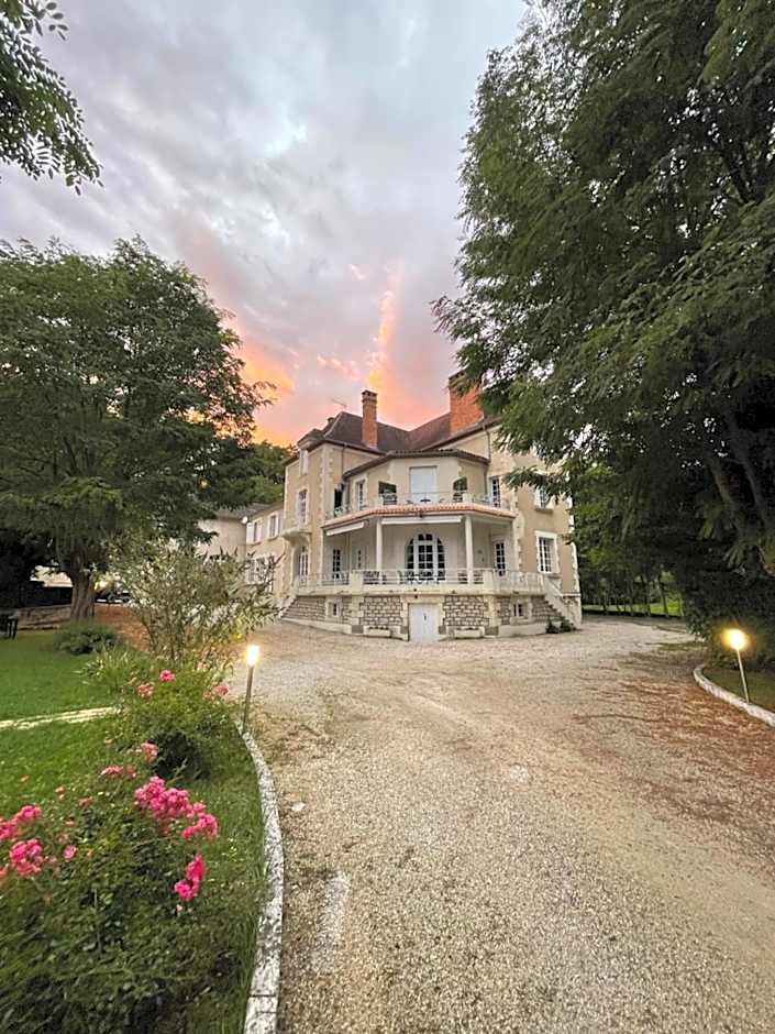 Vue du Château chambres en toute autonomie