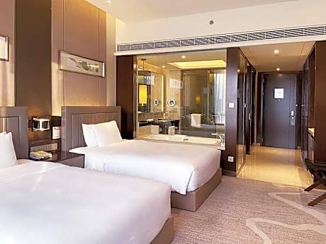 Standard Double Room with Two Double Beds and City View