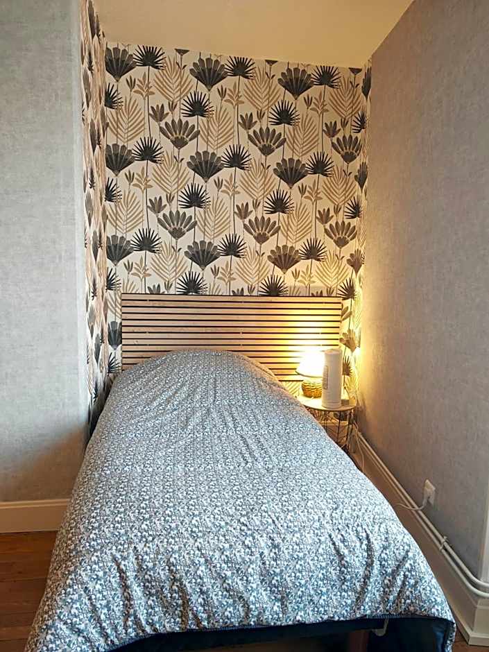 chez Émile côté face maison entière, 3 chambres, 2 salles de bains,jardin et terrasse