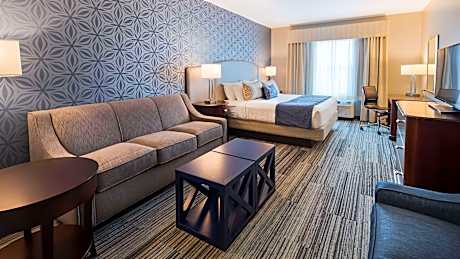 1 King Bed Non-Smoking Larger Room Sofabed High Speed Internet Access Full Breakfast