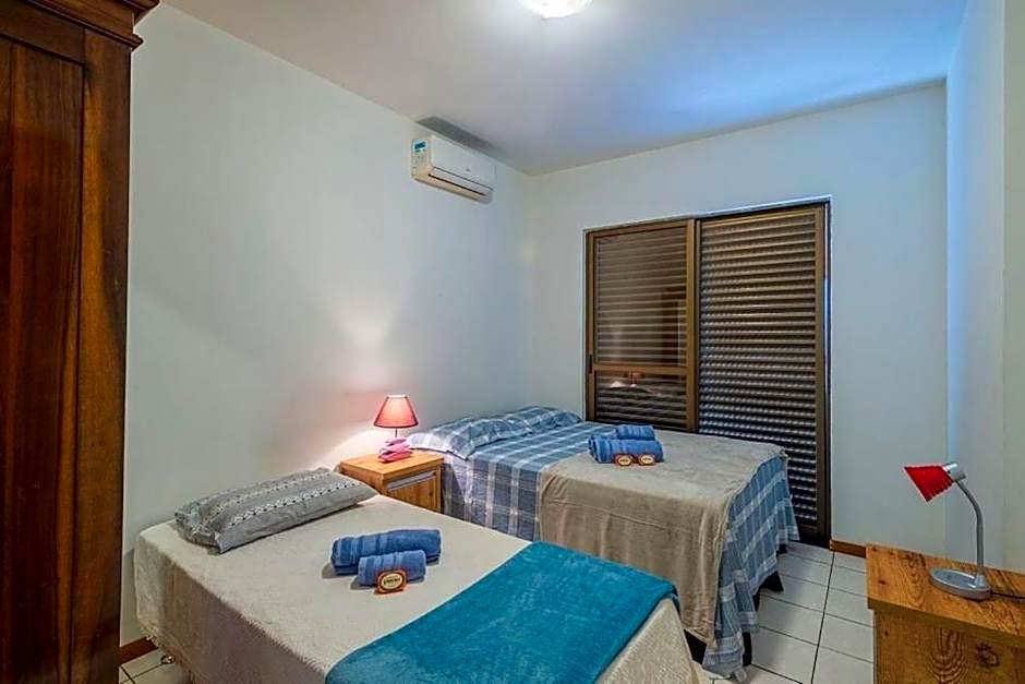 CLTW202 - Apê quadra mar com churasqueira, 2 vagas