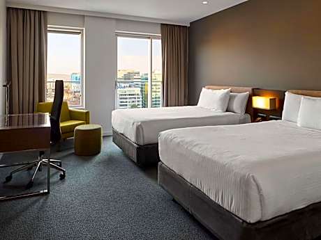 Premium Deluxe Room with Two Double Beds, Park View and Balcony