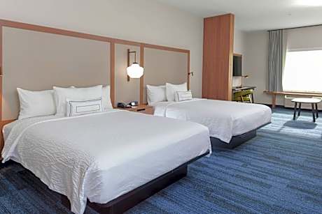 Queen Suite with 2 Queen Beds and Sofa Bed