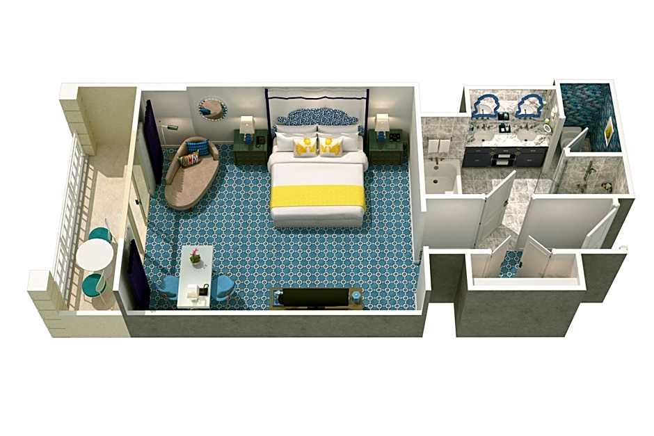 Photo 1 of 5 of 1 King Bed, Ocean View