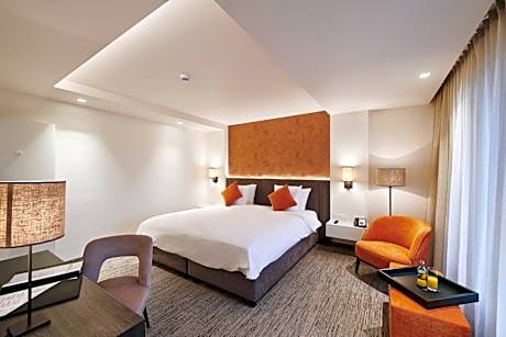 1 KING BED,MOBILITY ACCESSIBLE,WALK IN SHOWER,NSMK,FULL BREAKFAST