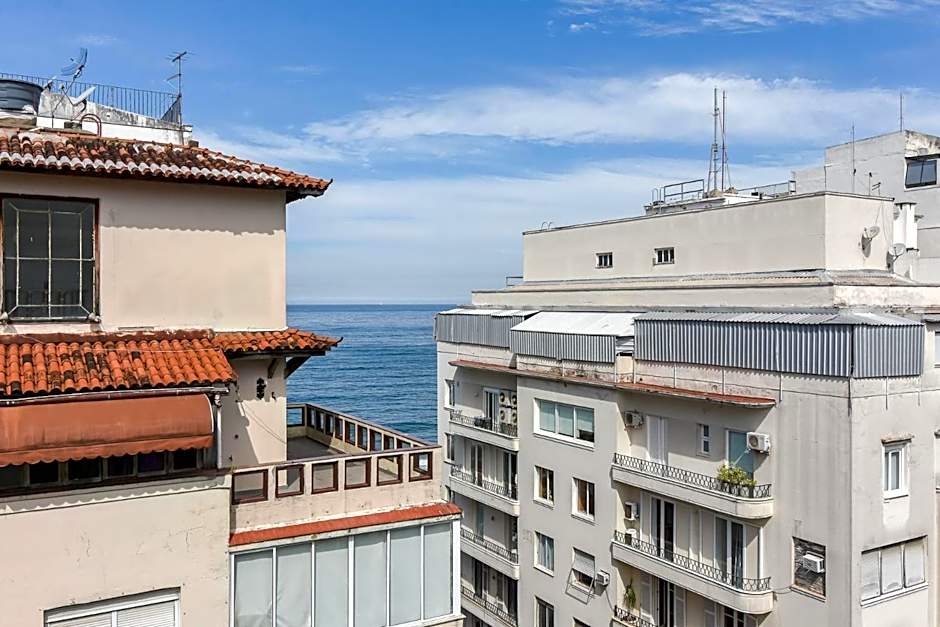 Luxo e Design Vista Mar no Posto 5 - Copacabana