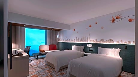 Twin Room with City View