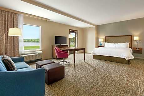 1 KING MICROWV/FRIDGE/WET BAR STUDIO SUITE NS