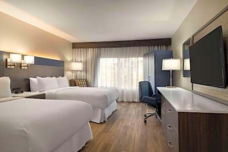 Double Room with Two Double Beds and Pool View