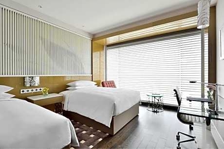 Guest room, 2 Twins, City View INR 500/- Credit or 2 Pints of Beer on Arrival per room per stay