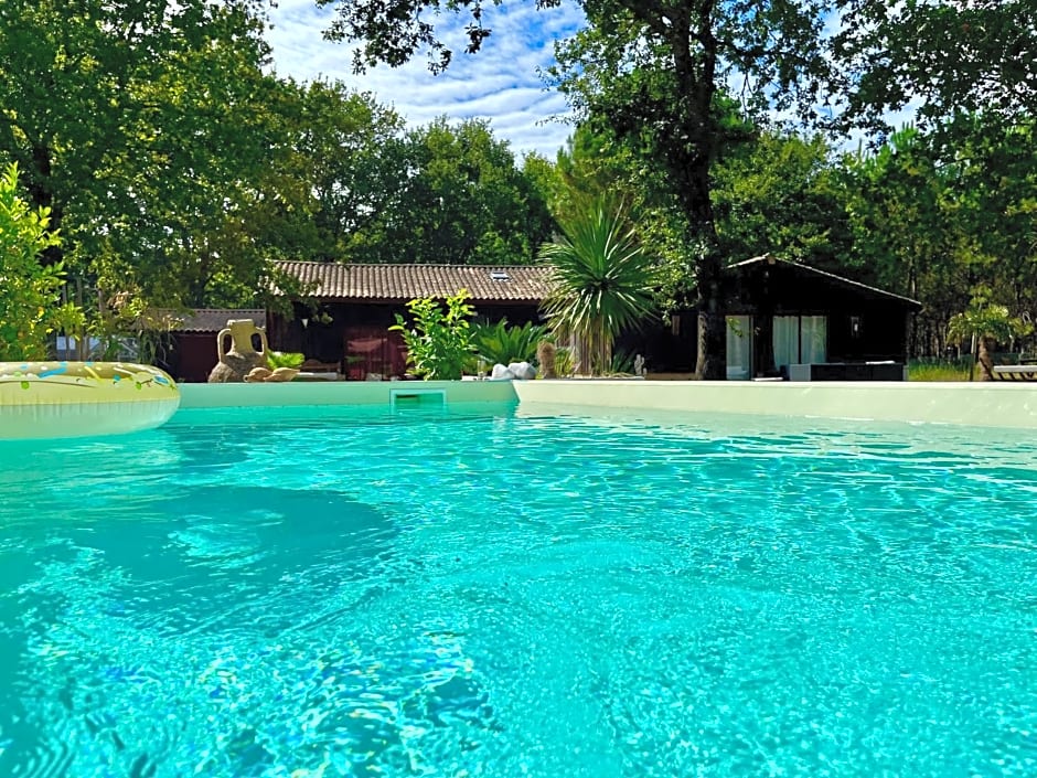 Hacienda de la Canopée avec piscine chauffée au sel