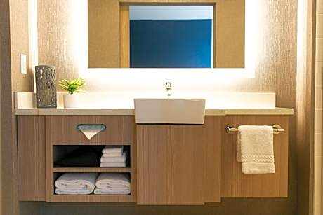 Queen Suite with Sofa Bed and Adapted Tub - Mobility and Hearing Accessible
