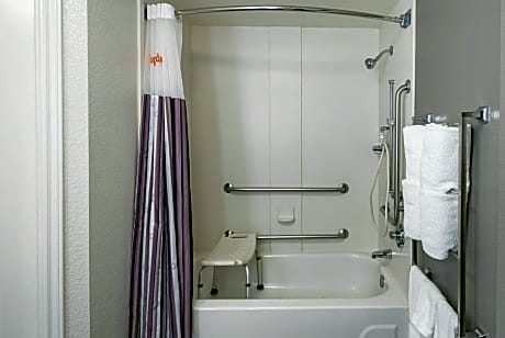 Doube Room with Two Double Beds and Roll-In Shower - Mobility/Hearing Accessible - Non-Smoking