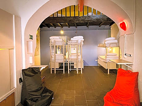 Bed in 12-Bed Mixed Dormitory Room with Shared Bathroom