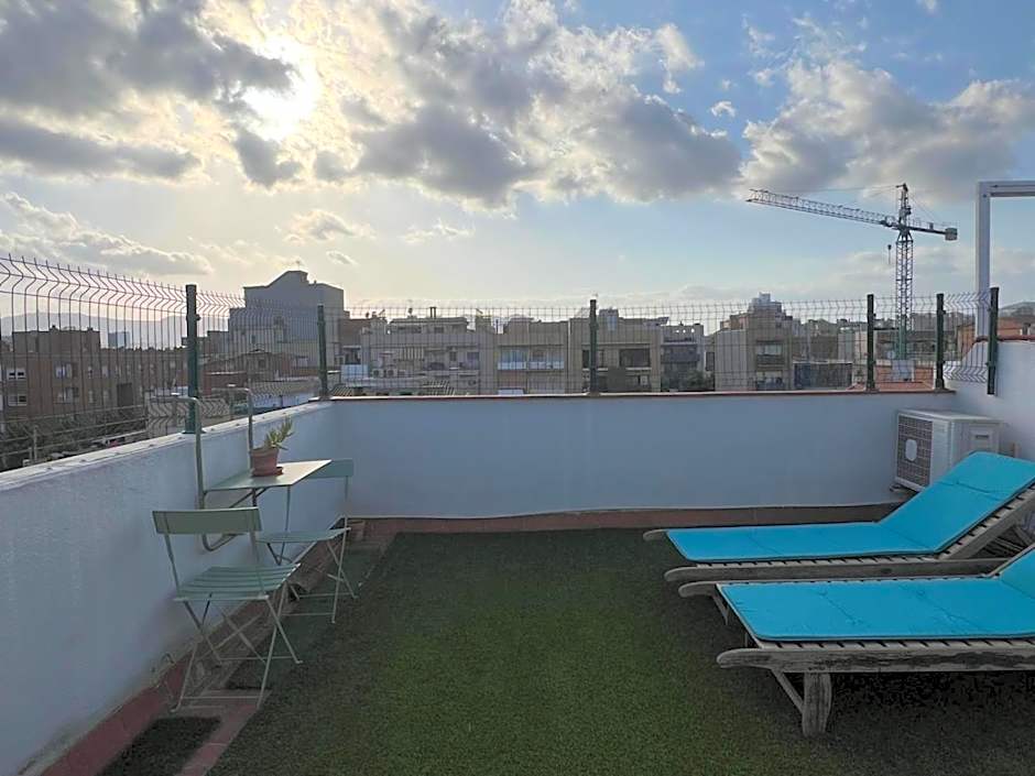 Private Double Room in a Shared Penthouse with Patios