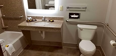 ACCESSIBLE - 1 KING,MOBILITY ACC,COMMASSIST,BATHTB,SFBD,NSM,FULL BREAKFAST