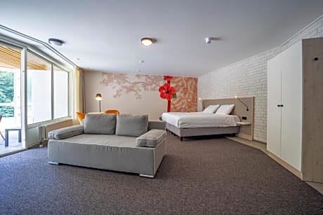 Family room with balcony