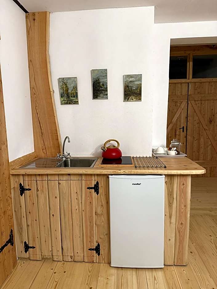 Apartament w Zabytkowej Stajni nad Jeziorem z Dostępem do Parku i Sąsiedztwem XIX wiecznego Dworku Modrzewiowego