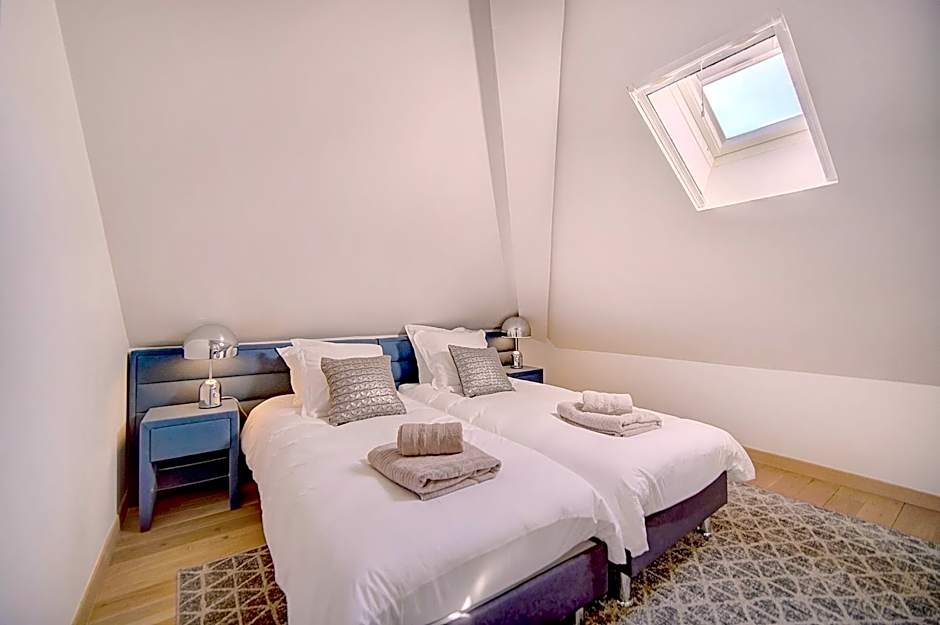 Cannes banane 50m croisette, luxueux 4 pièces dans résidence de standing