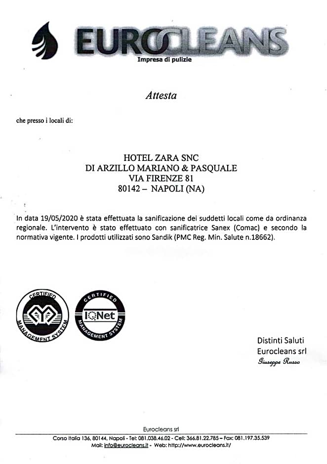 Hotel Zara Napoli