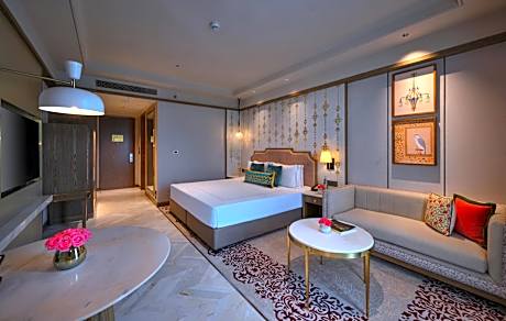 Luxury Room King Bed with 15% discount on food, beverages, laundry and spa