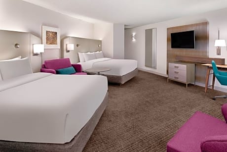 Premium Queen Room with Two Queen Beds - High Floor