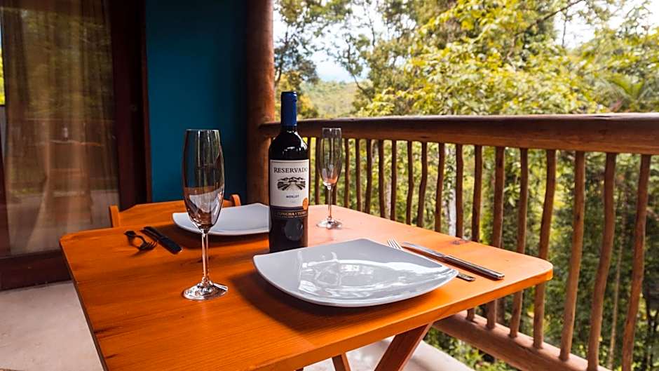 Ecocasa azul - Chalé na mata