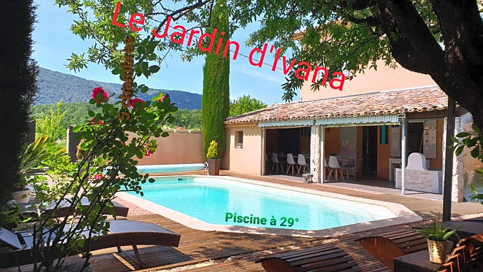 Le Jardin d'Ivana Chambres d'hôtes B&B avec Piscine chauffée