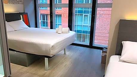 Family Room with window