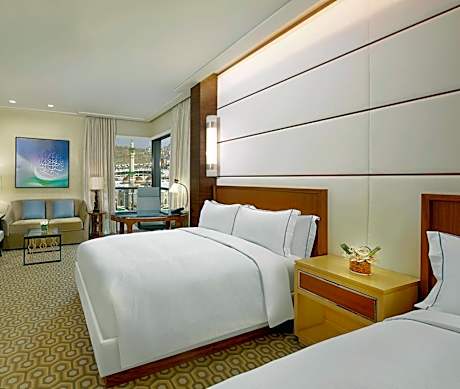 Superior Queen Room with Two Queen Beds and Partial Haram View