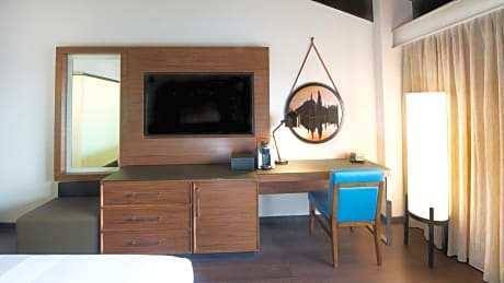 Hospitality Suite, 1 King, Atrium view