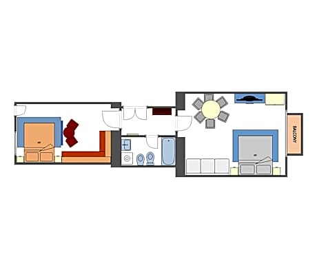 Apartment with Balcony