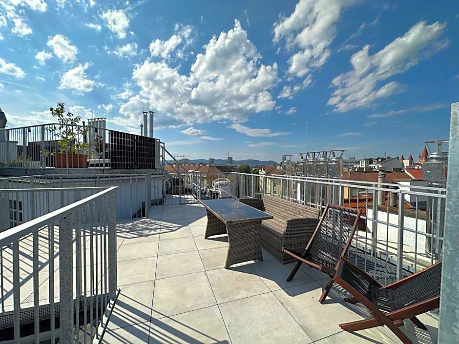 FeelHome-Dachterrasse-4 Gäste-WiFi