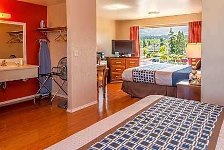 King Room with Two King Beds with Mountain View