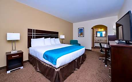 Comfortable Guest Room With 1 King Bed And A Sofa. Non-Smoking.