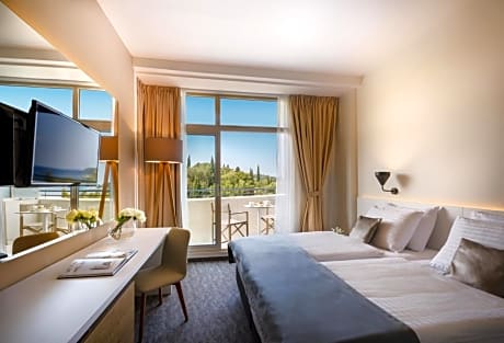 Superior Double or Twin Room with Side Sea View and Balcony