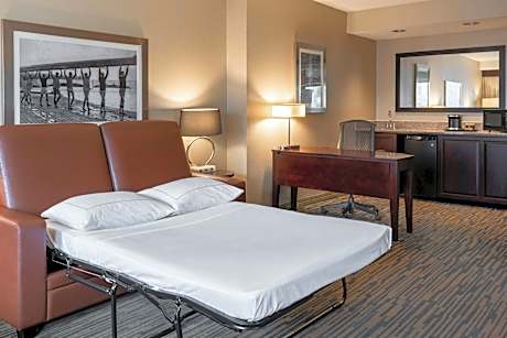 Corner King Suite with Sofa Bed and City View