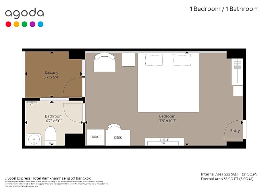Livotel Express Hotel Ramkhamhaeng 50 Bangkok - No Parking