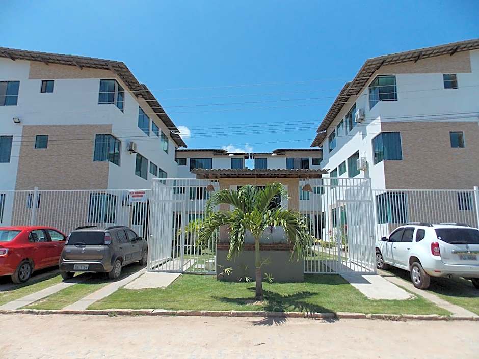 Apartamento lindo, completo e de frente para o mar