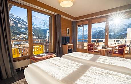 Panorama Double Room with Jungfrau View and Balcony