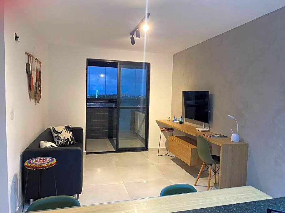 Cobertura Vista Mar Carapibus - Cariri Praia - Apartamento completo com 02 quartos