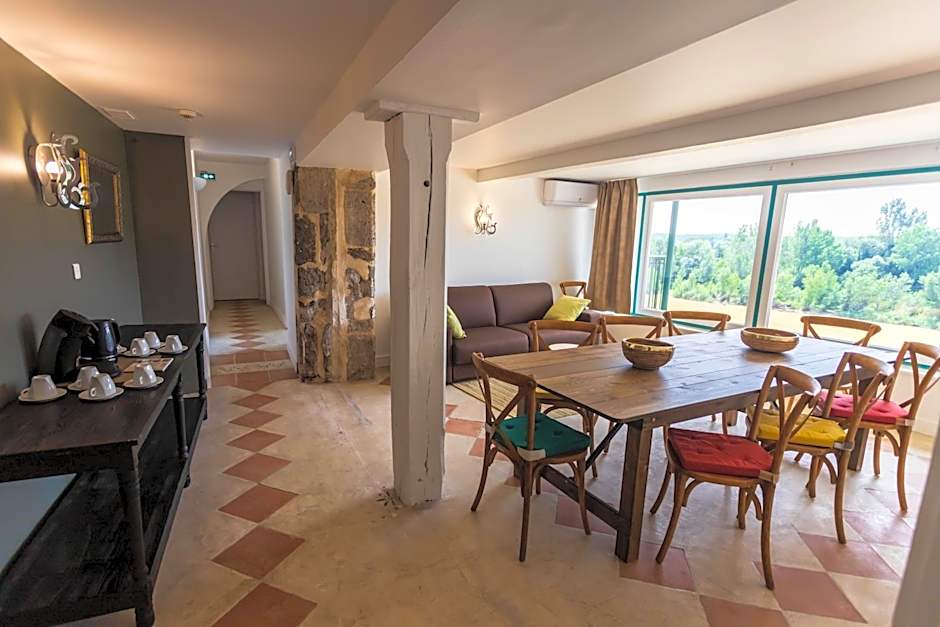 HOTEL restaurant COTE GARONNE le BALCON DES DAMES - Tonneins Fauillet Marmande - vue panoramique bor