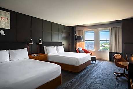 Queen Room with Two Queen Beds and Roll-in Shower - Mobility Accessible