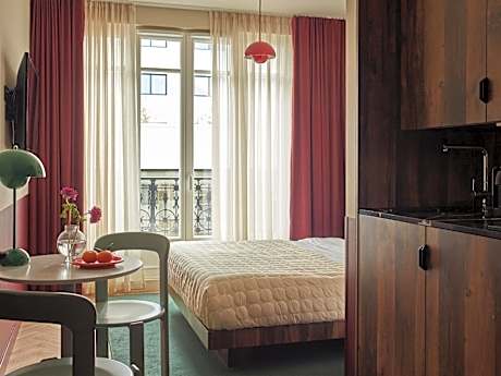 Medium Studio with Kitchenette and Balcony