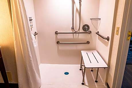 King Room - Hearing Accessible - Roll-in Shower