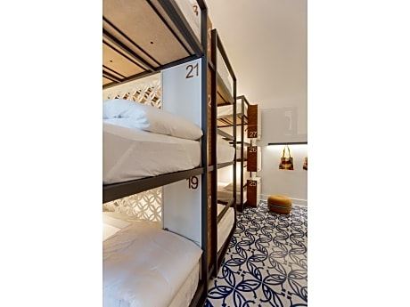 Bed in 12-Bed Male Dormitory Room