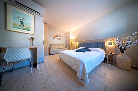 Family room with rear view