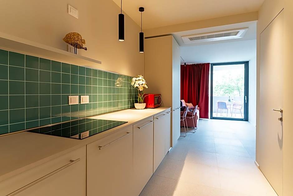 Aparthotel Zefiro com design, large terrace, bike, near beach and thermal