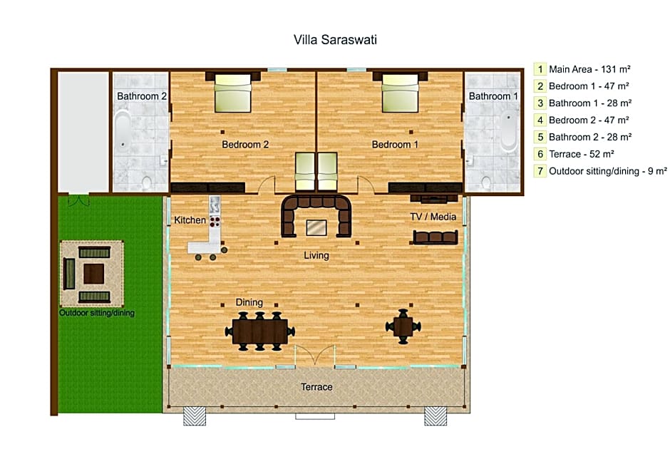Oceanfront Citakara Sari Villas